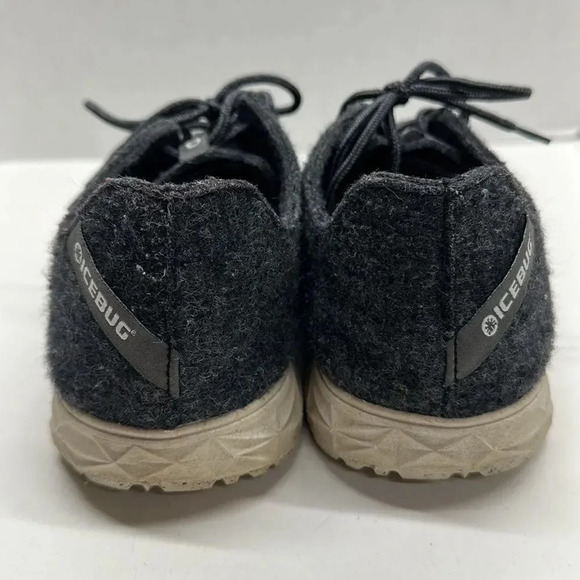 Icebug Eide Wool RB9X Dark Grey Gray Sneakers Lace Up Shoes Men's Size 11 - Picture 6 of 11